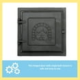 thumbnail image 3 of Minuteman International Cast Iron Clean-Out Door, 15.5 Inch Tall, Matte Black, 3 of 5
