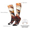 thumbnail image 4 of Naloa Colorful Abstract Eagle Knee Socks, High Socks Long Stretchy Sock Women Knee High Stocking, Long Socks for Women, 4 of 6