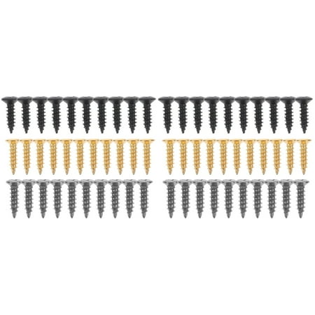 

NICEXMAS 180 Pcs Electric Bass Electric Guitar Panel Screws Fixed Screws for Guitar Bass