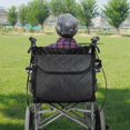 thumbnail image 1 of serony Sac de Rangement pour Fauteuil Roulant Pochette Intérieure pour Fauteuil Roulant Roulant de Voyage pour Aînés Noir, 1 of 8