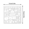 thumbnail image 5 of ABPWLY Toys 6x6 Inch Explosion Box Stencil Template Set with Lace Ruler Painting Scrapbooking Craft DIY Design Gifts, 5 of 5