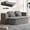 Grey Corduroy, variant on 75" Convertible Folding Sofa Bed,Full Size Sleeper Sofa with Blanket,Modern Chenille Fabric Floor & Futon Loveseat Couch,Memory Foam Folding Mattress Sleeper for Living Room