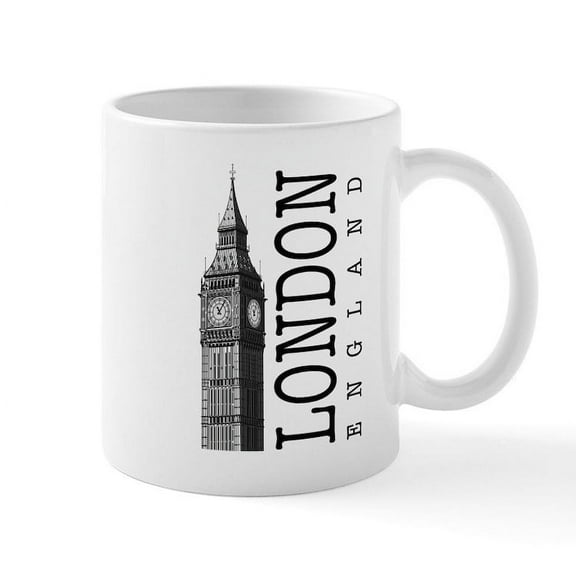 CafePress - London Big Ben Mugs - 11 oz Ceramic Mug - Novelty Coffee Tea Cup