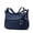 A01-Dark Blue, variant on PU Leather Crossbody Bag for Women, Lightweight Multi-Pocket Shoulder Handbag with Zipper Closure, Waterproof Daily Purse for Travel & Casual Use(Dark Blue)