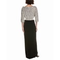 thumbnail image 2 of Badgley Mischka womens  Sequin Crepe Gown, 0, Black, 2 of 3