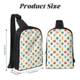 thumbnail image 3 of Rocae Undersea Animals for Lightweight Chest Bag Dual Pocket, Waterproof Crossbody Sling Bag for Men and Women, 3 of 8