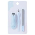 thumbnail image 3 of 3 PCS = 1 Set Finger Care Stainless Steel Kit Fingernail Toe Nail Clipper / Dead Skin Pusher / Nail File, 3 of 5