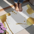 thumbnail image 4 of Gold Splash Marble Pattern Door Rugs,Washable Non Slip Door Mats Indoor,Decorative Door Mats,Entry Mat Indoor for Entrance,Bedroom,Kitchen,Bathroom,20"x32", 4 of 6