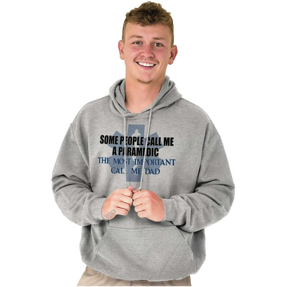 Paramedic Father People Call Me Dad Hoodie Hooded Sweatshirt Men Brisco Brands S