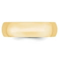thumbnail image 3 of 14K Yellow Gold Ring Band Wedding Comfort 6mm LTW Fit Size 10, 3 of 4