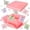 A002- Multicolor (Butterflies), variant on Surprise Pop Up Gift Box, Flying Butterfly Surprise Box, Pink Explosion Gift Box with 8 Paper Butterflies, Pink Shredded Paper and Pink Ribbon for Birthdays, Bridal Showers, 1 Set