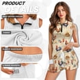 thumbnail image 5 of Yuyamidu Rooster Tennis Golf Dress for Women Sleeveless Workout Dresses with Inner Shorts Workout Athletic Dresses with Pockets Zipper Athletic Dress Size S, 5 of 7