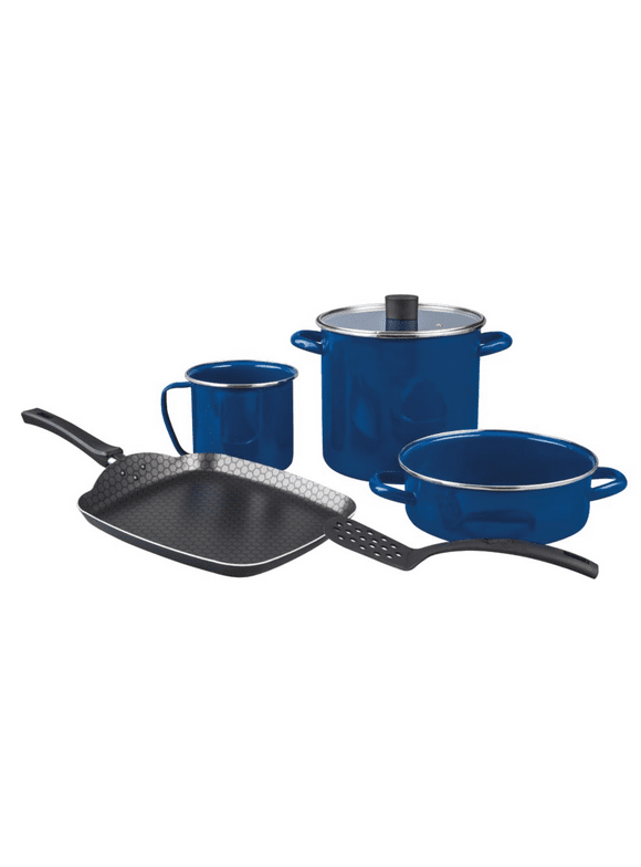 Maken Desillusie handelaar Pots & Pans | Blue - Walmart.com