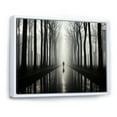 thumbnail image 2 of Designart "Silence Photography: Black And White Forest" Forest Floater Framed Wall Art Prints, 2 of 5