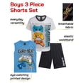 thumbnail image 2 of Quad Seven Boys Short Set - 3 Piece Athletic Shirt Boys Basketball Jersey and Gym Shorts Active Set, 2 of 7