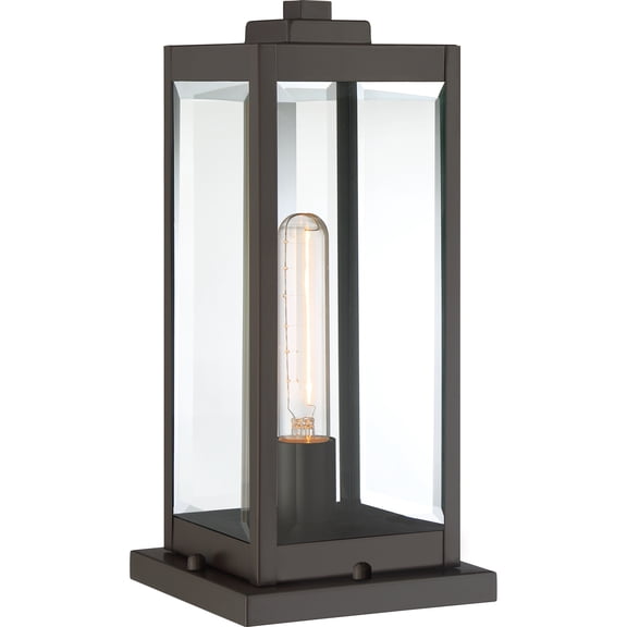 Westover 1-Light Western Bronze Outdoor Pier Mount Light
