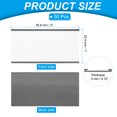 thumbnail image 2 of Uxcell Magnetic Label Holder 2" x 1" with Paper Inserts C Channel Magnetic File Labels Shelf Signs 50 Pcs, 2 of 7