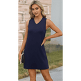 thumbnail image 7 of Summer Casual Beach Dress for Women Navy Blue XXL, 7 of 7