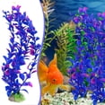 thumbnail image 2 of Artificial Fish Tank Water Plastic Aquarium Plants Ornament Decoration, 2 of 8