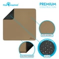 thumbnail image 7 of 2ct Paw Inspired Washable Dog Pee Pads, 41x41 inch Reusable Puppy Training Pads for Dogs, Waterproof Whelping Pads, Absorbent Washable Puppy Pads, Non-Slip, 7 of 7