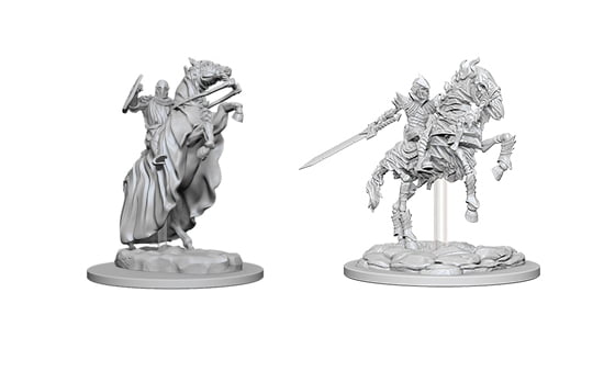 WZK73359 Pathfinder Deep Cuts Unpainted Minis Skeleton Knight on Horse 