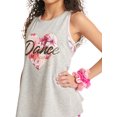 thumbnail image 3 of Justice Girls Fashion Dance Tank with Built in Sports Bra, Sizes S-XL, 3 of 5