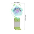 thumbnail image 3 of Mini ventilador portátil recargable USB para viajes al aire libre – Funcionamiento silencioso, 3 velocidades, iluminación LED, 3 of 6