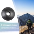 thumbnail image 2 of Bastones de trekking AbbiYYZ, paquete de 2 unidades, esquí de nieve redondo negro, 2 of 7