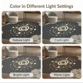 thumbnail image 7 of ODIKA 8'x10' Washable Area Rug Non-Slip Chair-Friendly Mat Snake Gothic Celestial Medallion With Vintage Moon Phase Border for Dining Room, Large Office, Lounge, 7 of 7