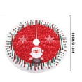 thumbnail image 4 of OUSITAID Christmas Tree Skirt Living Room Bedroom Christmas Tree  Carpet Non-woven Cloth Floor Rug  Santa Claus, 4 of 8