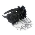 thumbnail image 1 of KAKOWELY 1 diadema de gasa rosa para disfraz de fiesta, 1 of 3