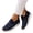 Navy_026, variant on Domuza Women's Mesh Walking Shoes Mesh Breathable Lightweight Gum Sole Sneakers Rhinestone Glitter 2026 Slip-On Sock Sneakers Navy 8.5（EU-41）