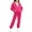 Hot Pink, variant on KyCheLot Girls Sweatsuit Activewear 2 Piece Hooded Full Zip Sweatshirt with Pockets and Sweatpants Casual Set 5-13 Years