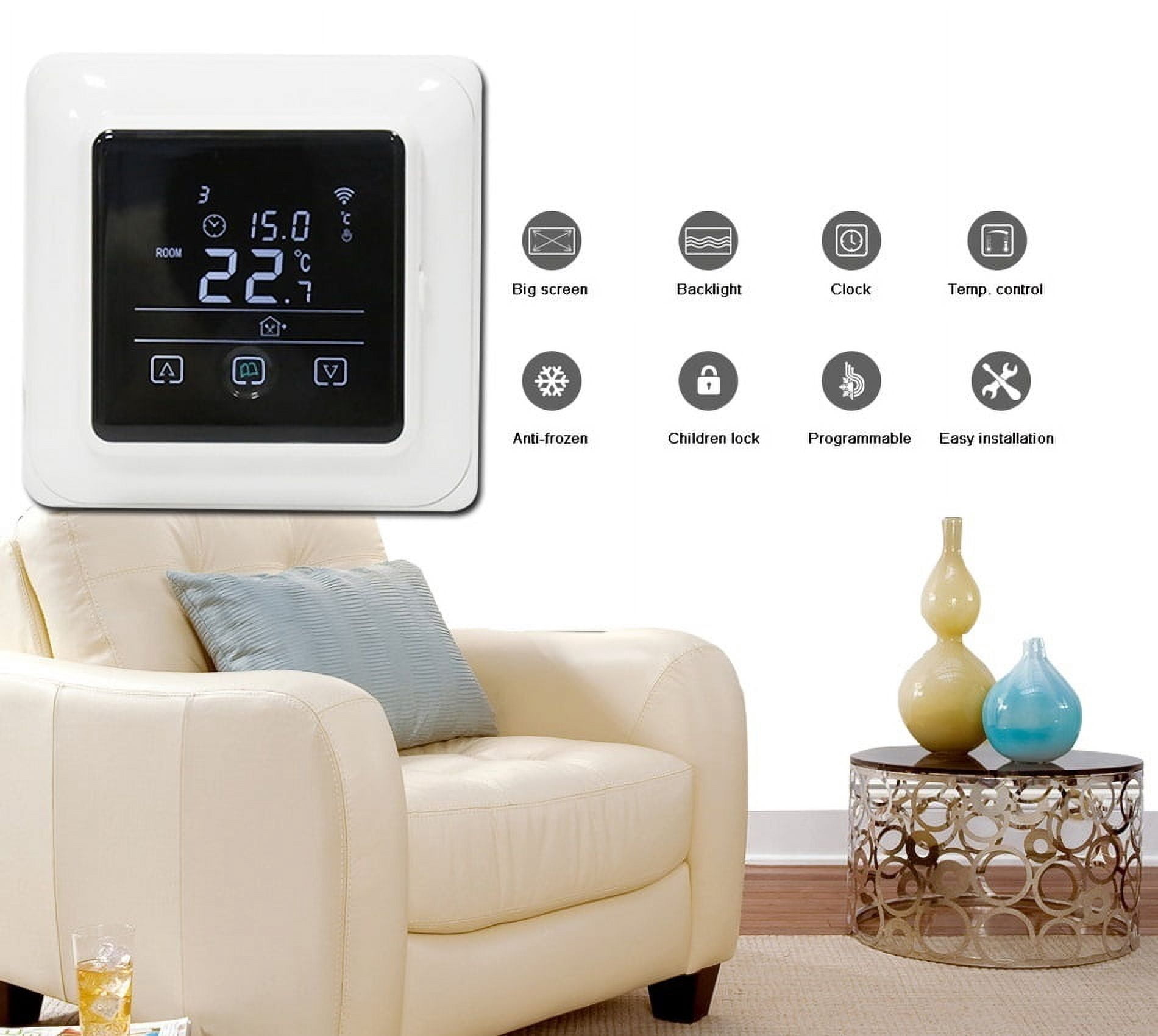 Thermostat For Floor Heating Tuya Smart Temperature Controller For Gas Boiler Touch Screen Thermostat ,Save Energy