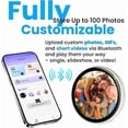 thumbnail image 4 of Electronic Badge Digital Display Pin, 1.8'' Ips Touch Screen, Custom Photo Slideshow Gif Video, Magnetic Clip, Long Battery Life, For Cosplay Ita Bag Comic Convention Gift, 4 of 8