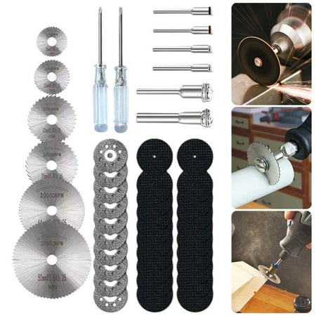 

JSSH 44Pcs Set Cutting Circular Saw Disc Diamond Saw Blade Cutting Discs Rotary Tool