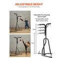 thumbnail image 5 of Punching Bag Stand 2 in 1, Heavy Duty Steel Boxing Equipment, Adjustable Height, Freestanding Workout Stand, 140lbs Capacity, Home Gym, 5 of 11