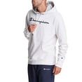 thumbnail image 4 of Champion Men's Powerblend Fleece Graphic Script Logo Pullover Hoodie, up to Size 2XL, 4 of 6