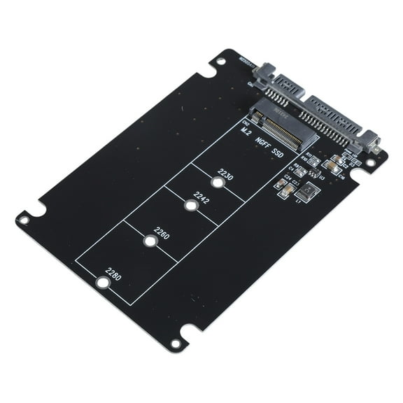 M.2 Key B NVMe Adapter Card for SATA Protocol SSDs Converter Card 6Gbps Support 2230 2242 2260 2280