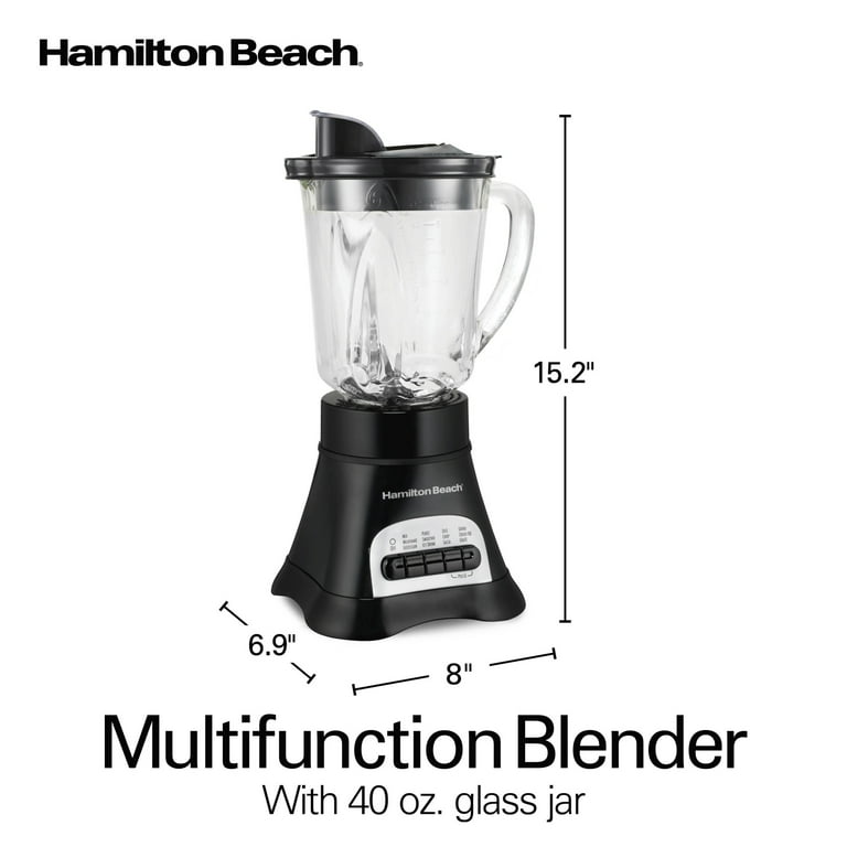 Hamilton Beach Multi-Function Smoothie Blender for Kitchen, 40 oz