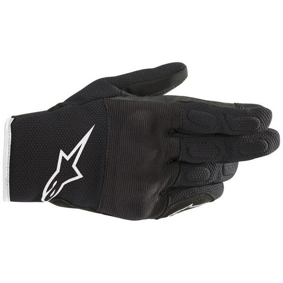 Alpinestars Stella S-Max Womens Drystar Motorcycle Gloves Black/White LG