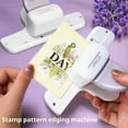 thumbnail image 4 of Manual Embossing Stamp Machine for Cards, Border Pattern Press, DIY Craft Tool, 6.3x3.62x2.36 Inch, 4 of 7