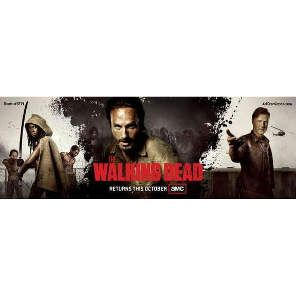 The Walking Dead Poster Scroll Banner 36x14 Unframed, Age: Adults, Rectangle AB Posters