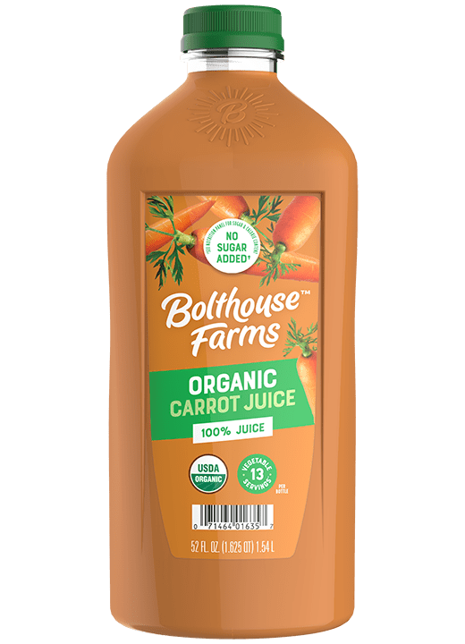 Bolthouse Farms 100% Organic Carrot Vegetable Juice, 52 oz