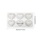 thumbnail image 3 of Pisexur Batería de cocina Moldes de silicona para tartas de varios corazones para la cocina del hogar, 3 of 6
