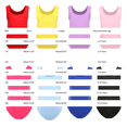 thumbnail image 2 of Coerni Girls Swimsuit One Piece Solid Color Ruched Bathing Suit Teen Girls' Padded Swimwear Toddler Full Coverage Swimming Suits, 2 of 3
