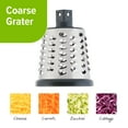 thumbnail image 5 of Prep Solutions Manual Rotary Grater & Slicer with Stainless Steel Drums - Hand Crank Kitchen Tool for Parmesan Cheese, Hash Browns, Carrots, Chocolate, Nuts, and Salad Prep., 5 of 13