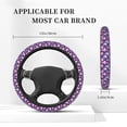 thumbnail image 3 of Susaid Skull mushroom colorful cute Print Elastic Car Steering Wheel Cover, 15 Inches Breathable Vehicle Steer Wheel Protector, Universal for SUV, Truck, 3 of 6