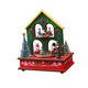 thumbnail image 1 of Caja de música navideña, escultura navideña decorativa, adorno giratorio para mesa. casa del arbol de navidad, 1 of 9