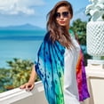 thumbnail image 6 of tie dye109 Elegant Chiffon Silk Scarf for Women - Lightweight Breathable Shawl Wrap in Size 70.86 x 28.7 inches, 6 of 6